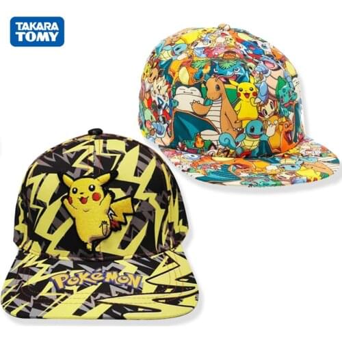 Anime Pokemon Baseball Cap TAKARA TOMY Action Figure Cosplay Hat Adjustable Women Men Sport Cap Male Female Sunhat Toys Gift