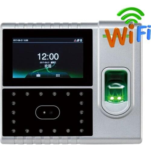 ZK Uface502 Biometric Fingerprint Face Facial Recognition Time Attendance Machine TCP/IP WIFI Time Clock Access Control System