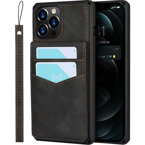 New Up Down PU Leather Case for iPhone 11 12 Pro 11Pro Max XR XS X 7 8 Plus 12 Mini SE 2020 Wallet Card Slot Stand Flip Cover