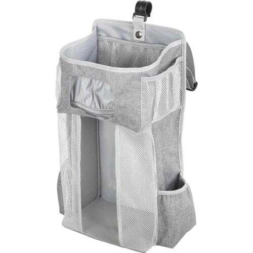 Baby Crib Hanging Bag Bedside Storage Bag Multifunctional Removable And Washable Bed Diaper Toy Storage Bag Crib Hanger