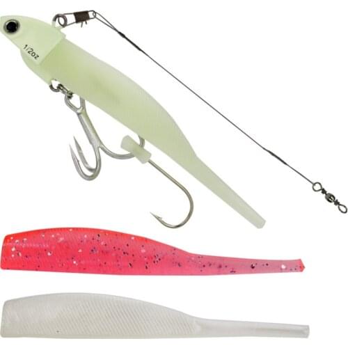 DAGEZI jig head fishing lure soft pike lure bass fishing shad soft bait boat seabass bait Fishing Tackle Gear