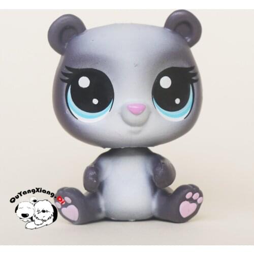 CW042 Pet Shop Animal Gray Bear doll action Figure