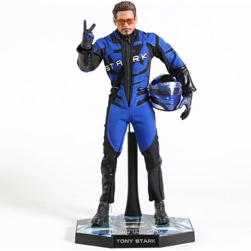 Hot Toys Marvel Iron Man Tony Stark Racing Suit Ver. 1/6th Action Figure Collectible Model Toy