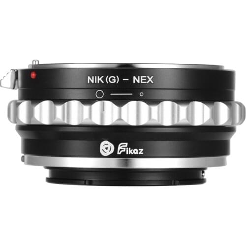 Fikaz Lens Mount Adapter Ring For Nikon G Mount F/AI/G Lens to Sony E-mount NEX NEX-3 NEX-3C NEX-3N NEX-5 Alpha a6000 a5000