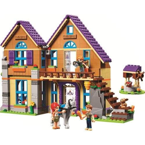 New Friends Mias House Building Blocks 41369 Bricks Classic Girl Model Kids Family Home Toys Children Christmas Birthday Gift