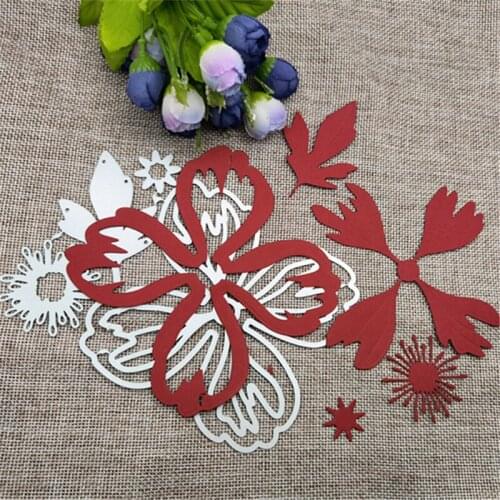 Beautiful flower lace card Metal Cutting Dies Stencils For DIY Scrapbooking Decorative Embossing Handcraft Die Cutting Template