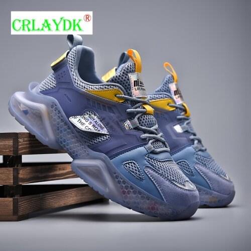 CRLAYDK Youth Boys Running Shoes Increased Glowing Fashion Sneakers for Men Sport Cross Training Casual Walking Tennis Schoenen