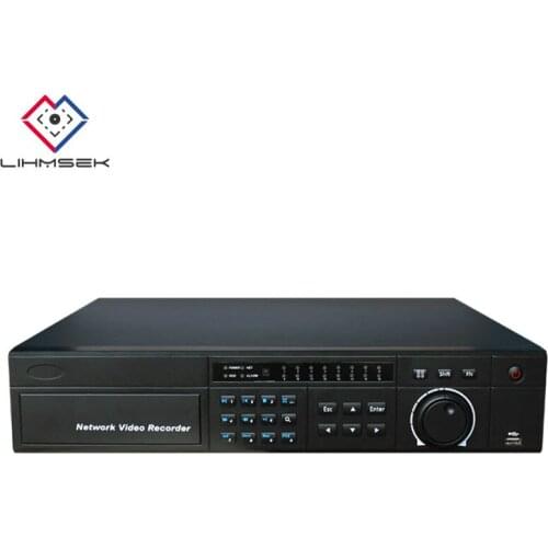Lihmsek NVR 8CH IP Camera Network Video Recorder H.264 Plug and Play 6MP IP Camera CCTV Video Recorder with 8pcs SATA port