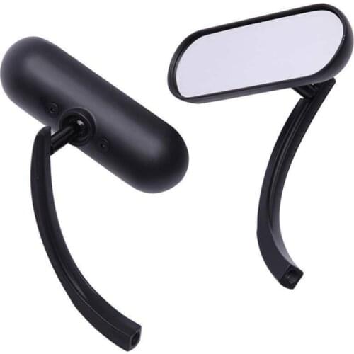 Motorcycle Mini Oval Rear View Mirrors For Harley Dyna Electra Glide Fatboy Sportster 883 8mm 10mm