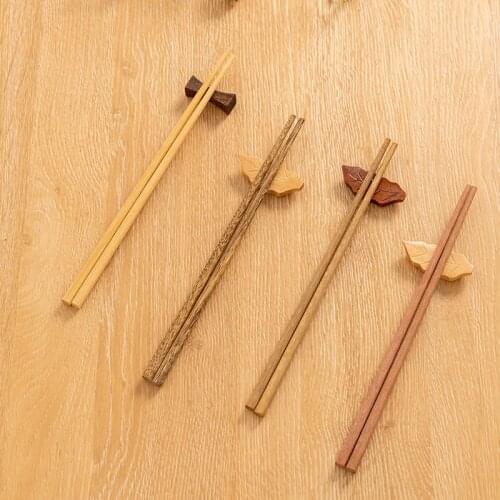 BalleenShiny 5 Pairs Of 25cm Dalbergia Red Sandalwood Unpainted Chopsticks Tableware Hotel Restaurant Household Wooden Chopstick