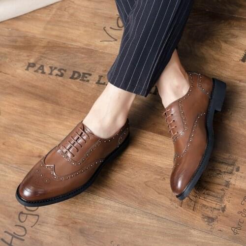 Mens Dress Shoes Loafers Summer Leather Shoes Casual Man Fashion Black Men Lather For Formal Brown Piergitar Male
