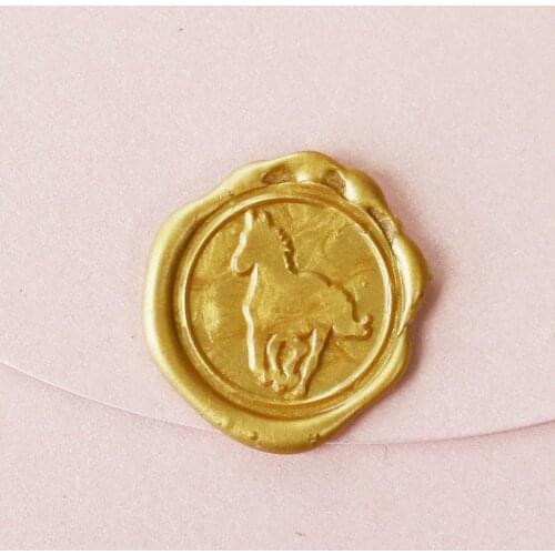 Horse Vintage metal sealing wax stamp with custom stamp logo designed patterns WS012