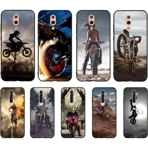 YNDFCNB Moto Cross Motorcycle Phone Case For OPPO A5 A9 A5S A1K A37 F7 F5 F9 RealmeX C2 C3 X2PRo XT 3 5 6Pro Reno2Z