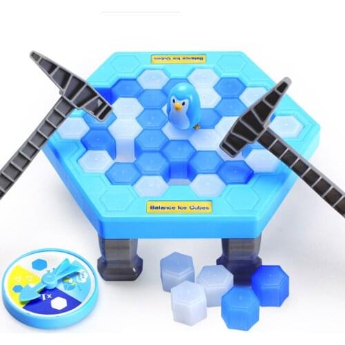 [Funny] Ice Breaking Save the Penguin Game Adult Anti Stress Fidget Toy Children Parents Family Play Fun Parent-child board game