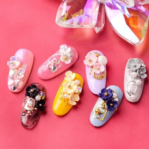 1 Pot Nail Art Glitter Caviar Rhinestone Jewelry Gem Metal Stone Pearl Acrylic Gel Tips Decoration Accessories Manicure