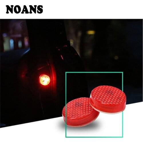 1Pair Magnetic For BMW e46 e39 e36 Audi a4 b6 a3 a6 c5 Renault duster Lada granta Car Styling Door Strobe Warning Light LED