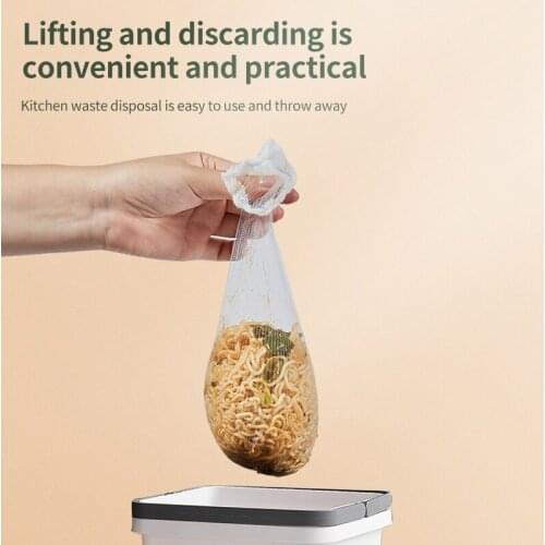 1pc Drain Rack Creative No Hand Buckle Leftovers Net Pour Sink Filter Household Kitchen Organize Cleaning Tool