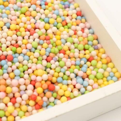 10000 Assorted Colors Crafts Polystyrene Styrofoam Filler Foam Mini Seed Beads Balls For Home decoration Diy Gift Accessories
