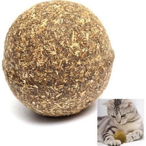 2Pcs/4pcs Natural Catnip Ball Mint Ball Toy for Cat Dog Kitten Cat Teaser Playing Chew Rope Ball Cat Treats Toys Products