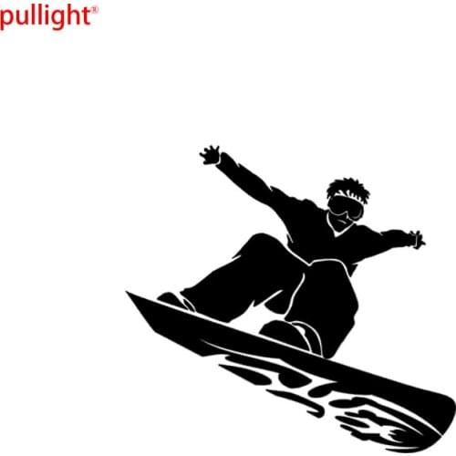 2018 Christmas gift Attractive Personality Classic SNOWBOARDING Decal Sticker Car Truck Moto