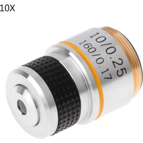 4X 10X 40X 100X Achromatic Objective Lens for Biological Microscope 185