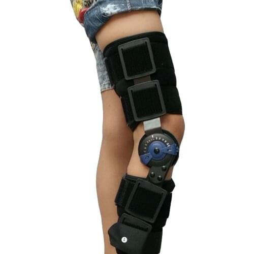 Kids Post Op Hinged Knee Braces ROM Medical Osteoarthritic Knee Support For Children With Lock For Walking Laying And Sports