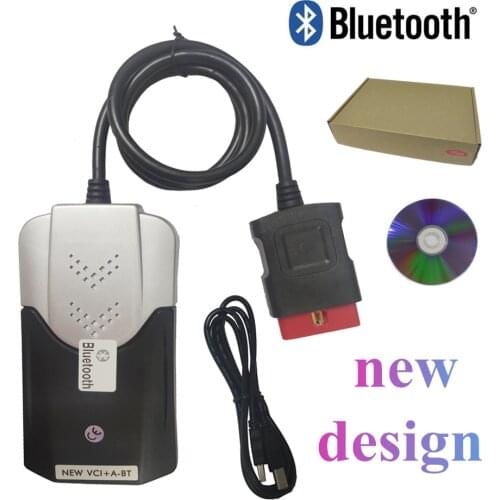 Latest Design 2018 R0 2017.R3 NEW VCI Bluetooth for Delphis VD DS150e CDP Car/Truck Diagnostic Tools Led 3IN1 Obd2 Scanner