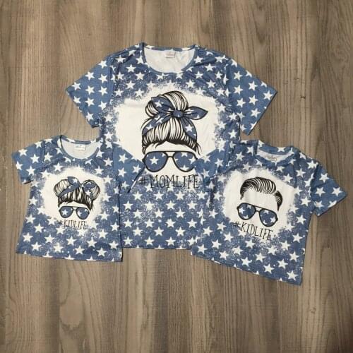 Girlymax July 4th Summer Baby Girls Boys Raglans Boutique Cotton Top Shirts Children Clothes Short Sleeve Kids CLothing Kidlife