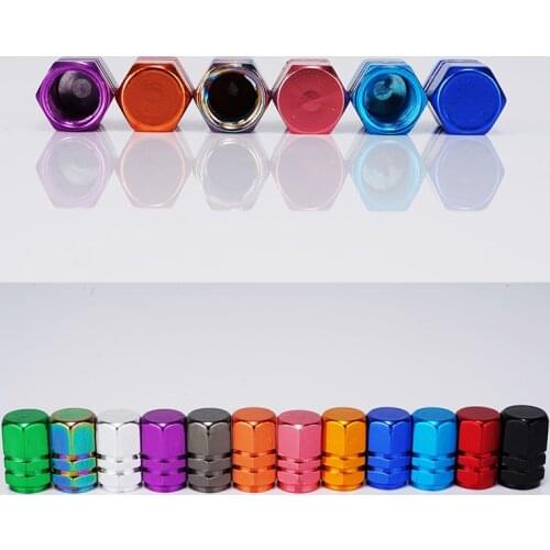 10pcs Aluminum Alloy Car Wheel Tire Valve Caps Tyre Rim Stem Covers Airdust Waterproof Automobiles Accessories Valve Caps