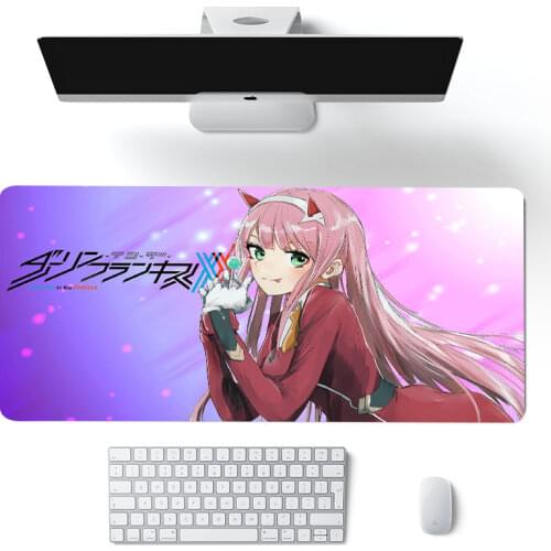 Anime Zero Two Kawaii Mouse Pad Gamer Laptop Mini Game Accessories Gamer Keyboard mouse pad gamer mouse pad manga mouse pad mat