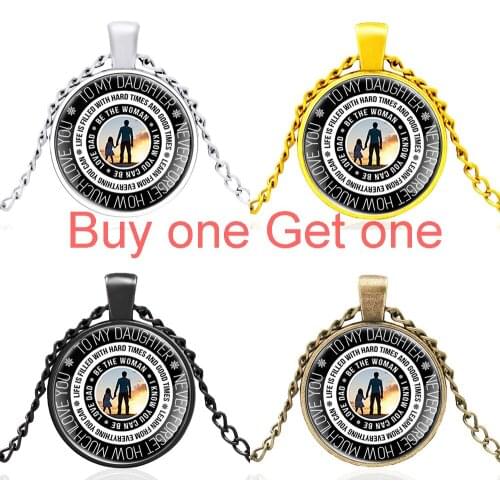 Fashion Family Member Design Glass Cabochon Men Women Charm Pendant Necklace Jewelry Gifts