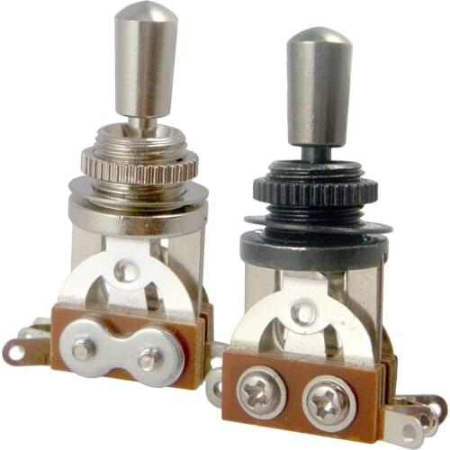 Pack of 2 Guitar 3 Way Toggle Switch Pickup Selector with Tip for LP Electric Guitar
