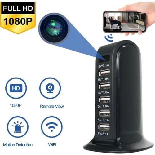 New IP Camera 1080P Mini WIFI Camera Cam USB Wall Charger Wireless Security Camera Home Security Camera Camcorder