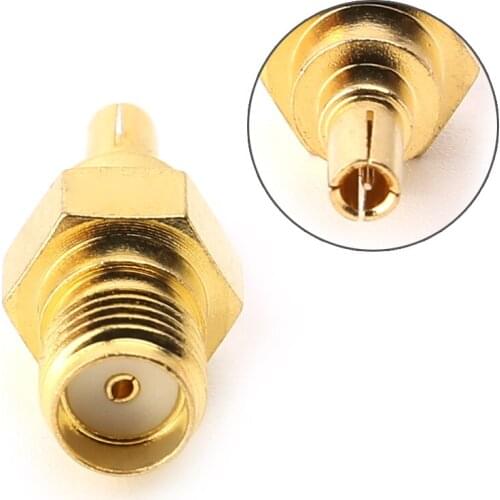 Drop Ship CRC9 Male Plug To SMA Female Jack RF Connector Coaxial Converter Adapter Straight