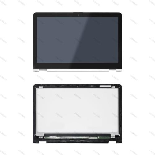 15.6" For HP ENVY x360 15T-AQ000 15T-AQ100 15T-AQ200 Touch Glass Digitizer LCD Screen Display Assembly+Bezel / Frame IPS Panel
