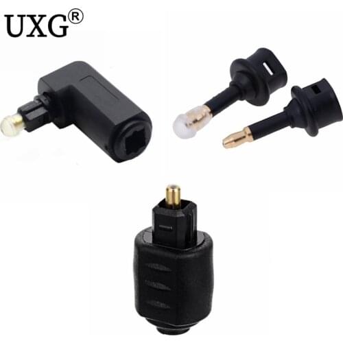 Toslink Plug to 3.5mm Mini Digital Optical Cable Adapter Male to SPDIF Standard Port Hi-Fi Audio Connector for Macbook TV
