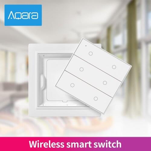 2020 Aqara Opple Smart Switch Zigbee 3.0 6 Gang International Version With Aqara App Apple HomeKit No Wiring Required