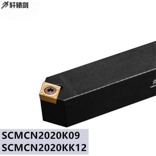 1PC SCMCN 2020K09 SCMCN2020K12 External Turning Tool Holder CCMT09T304 CNC Drill Pipe Carbide Insert
