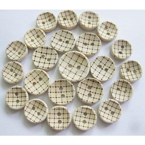 WBNSEG 13mm/15mm/18mm round shirt buttons vintage wood sewing button 150pcs/lot handmade DIY craft supplies