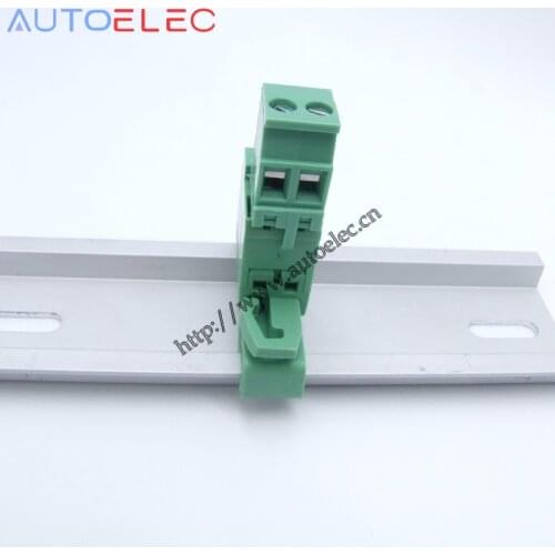 10sets Pitch 5.08mm 2pin Screw Plug-in Terminal Blocks connector NS35mm Din Rail Mounting instead of : UMSTBVK 2.5/ 2-G-5.08
