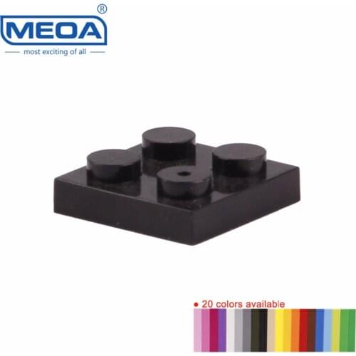 100g=166pcs MEOA Small Building Blocks Spare Parts 2X2 Lower Bricks 100% Compatible for DIY Assemble Toy for Adult Children