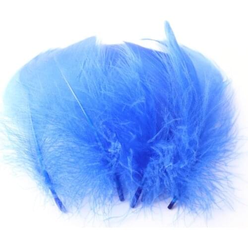 100Pcs Natural Small Floating Feathers Floating Goose Down Colored Feather Wedding Dresses Dream Net Decoration Accessories