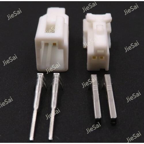 2 Pin Automotive Rearview Mirror Wiring Harness Socket 0.7 Seires Auto Unsealed Electrical Male Female Connector