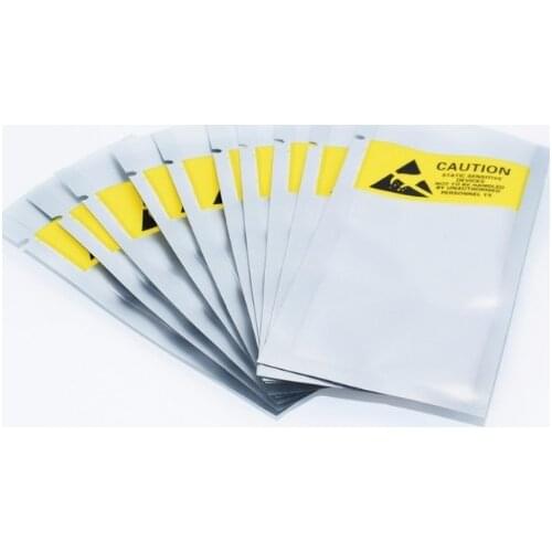500Pcs ESD Anti-static Instrument Pack Pouches Waterproof Antistatic Bag Integrated circuit module Sensor packaging 110*50mm