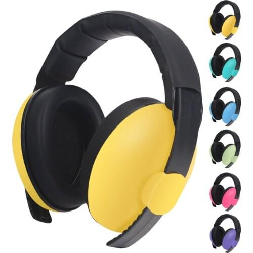 6-Color High Quality Children Head Earmuff Anti-Noise Kids Adjustable Ear Protector For Sleeping Study Hearing Protection