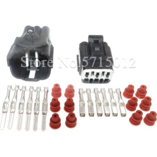 6 Hole 6188-0209 6189-0368 Auto Waterproof Electric Wiring Harness Cable Sealed Female Male Sockets