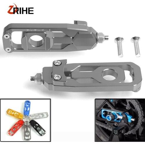 Motorcycle Accessories CNC Rear Axle Spindle Chain Adjuster Tensioners Catena For yamaha MT-09 tracer FZ-09 FZ09 MT09 FZ MT 09