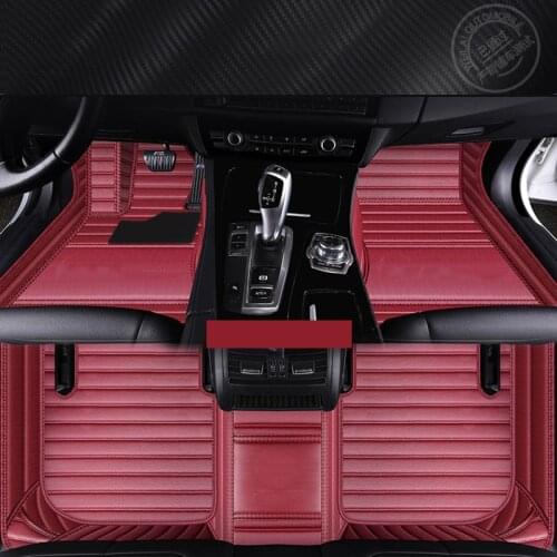 Car floor mats For peugeot 2008 2020 308 sw 508sw 407 508 207 301 5008 407sw 307sw 607 206 rugs carpet accessories