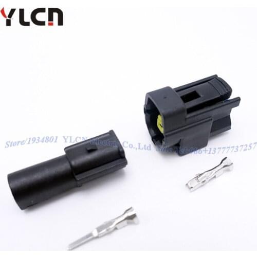 Free Shipping 1pin way 1set Brand New Waterproof Sealed Electric Wire Connector Plug for car