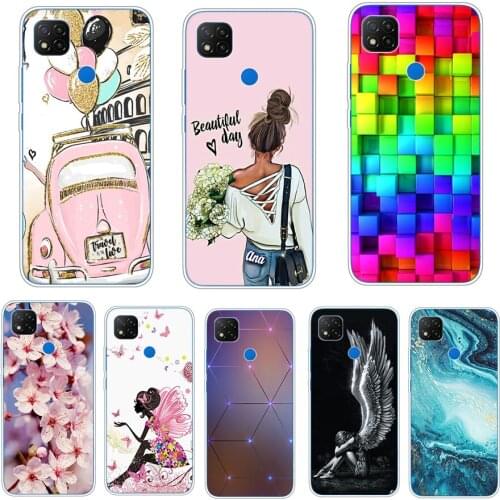 For Xiaomi Redmi 9C NFC Case Silicone Soft TPU Back Phone Cover for Xiaomi Redmi 9C Redmi9c Case Fundas Coque Bumper